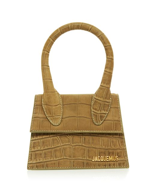 Jacquemus green croc bag sale
