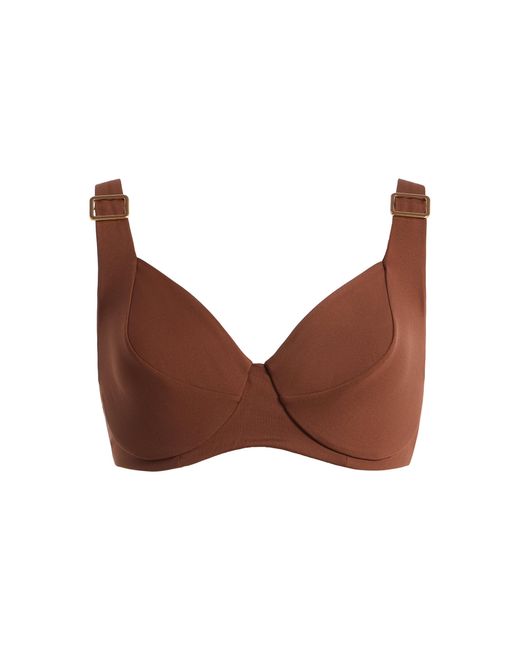 Max Mara Brown Bikini Top
