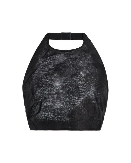 Max Mara Black Silk Top
