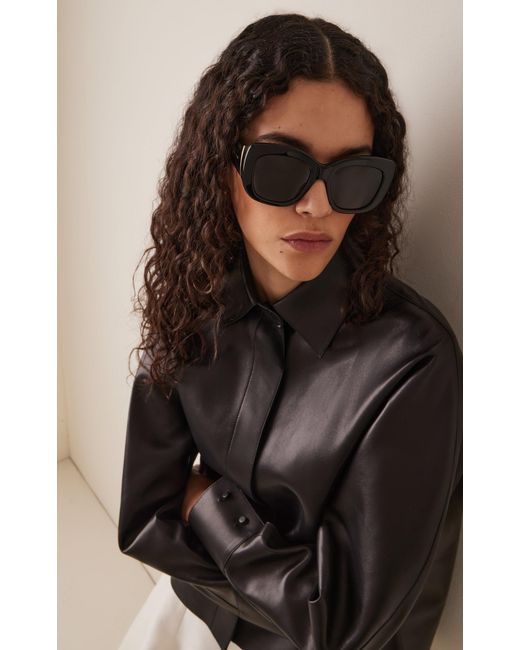 Givenchy Black Bold Square-Frame Acetate Sunglasses