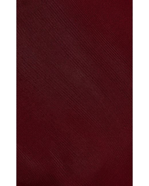 Altuzarra Red Kaplan Knitted Maxi Dress