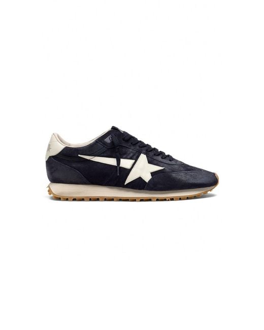 Golden Goose Deluxe Brand Blue Running Marathon Sneakers