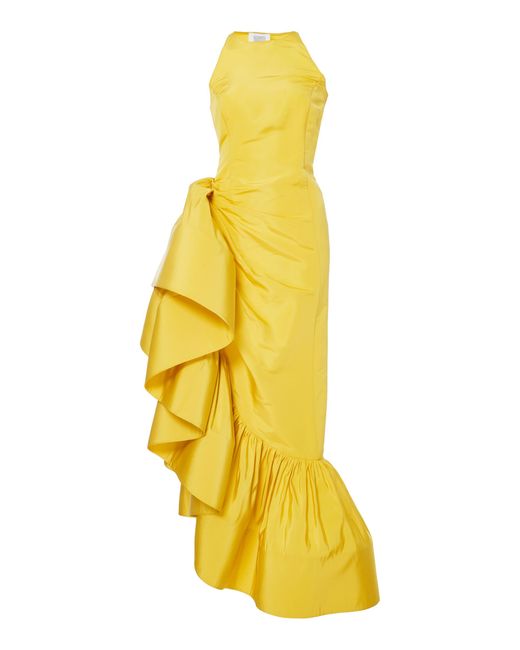 Rosie Assoulin Yellow Whoopsy Daisy Dress