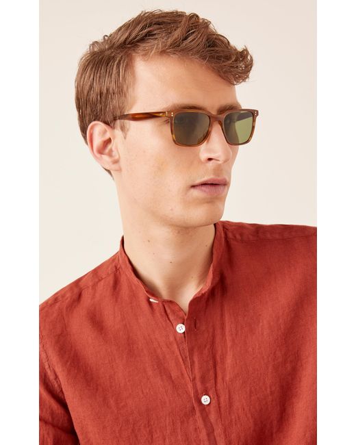 Oliver Peoples Lachman Oversized Square-frame Acetate Sunglasses in Brown  for Men | Lyst