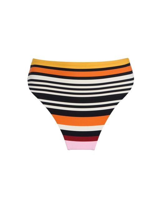 Cala De La Cruz Multicolor Lulu High-Waisted Bikini Bottom