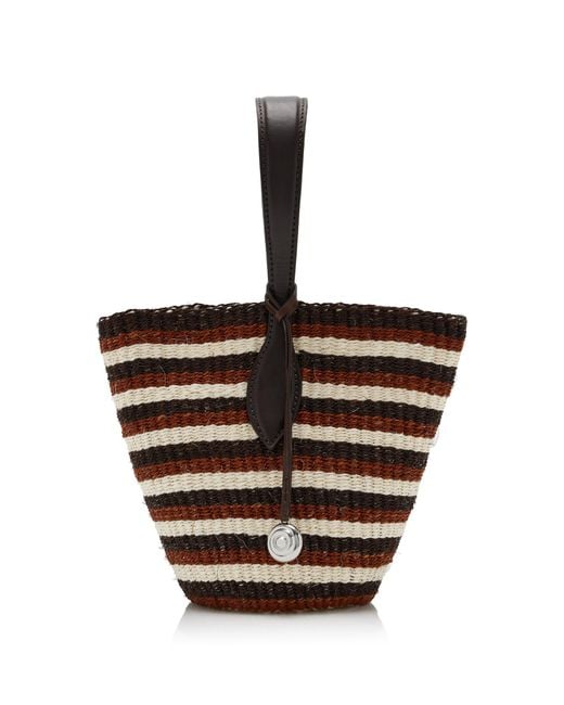 Liffner Black Single Handle Sisal Basket