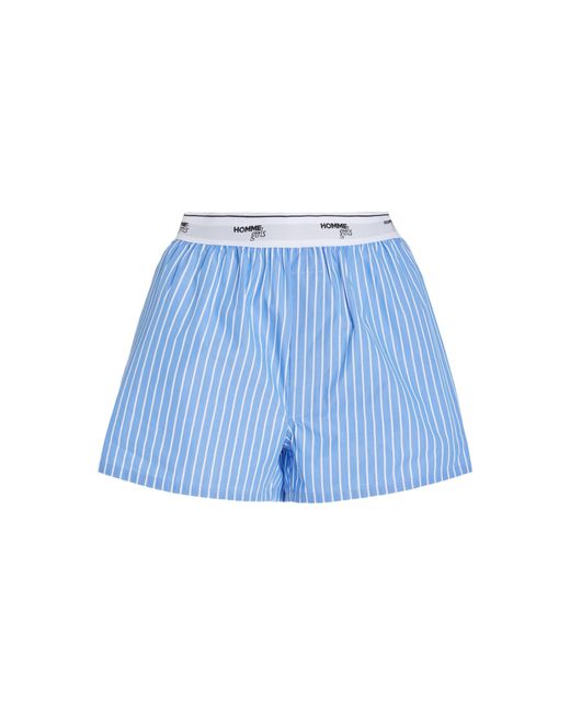HOMMEGIRLS Blue Cotton Boxers