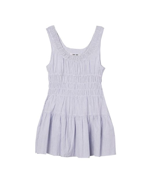 Ciao Lucia Purple Kala Striped Cotton Dress