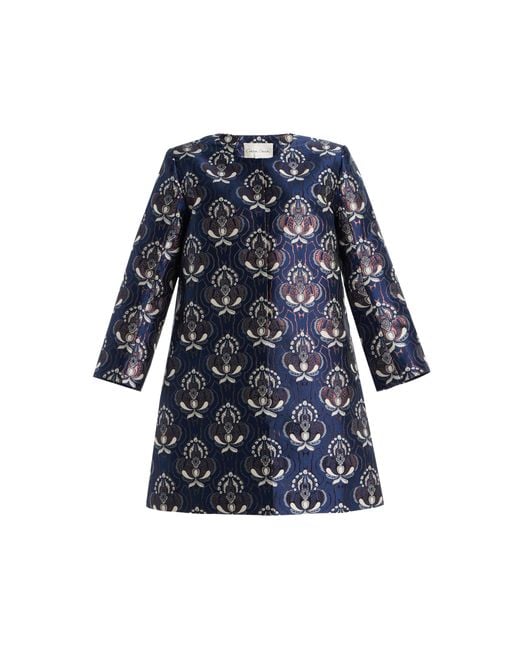 Cara Cara Blue Donna Jacquard Jacket