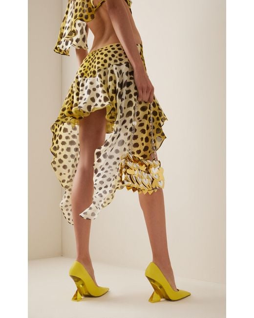 The Attico Yellow Cheope Leather Pumps