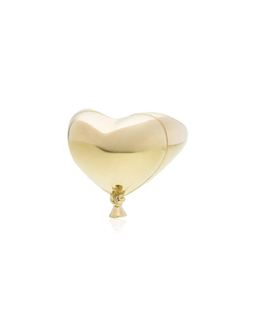 Aliita White Maxi Corazon Balloon 9K Ring