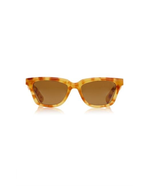 Jacquemus Natural Carré Acetate Sunglasses
