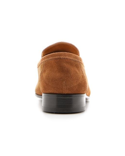 The Row Brown New Soft Suede Loafers