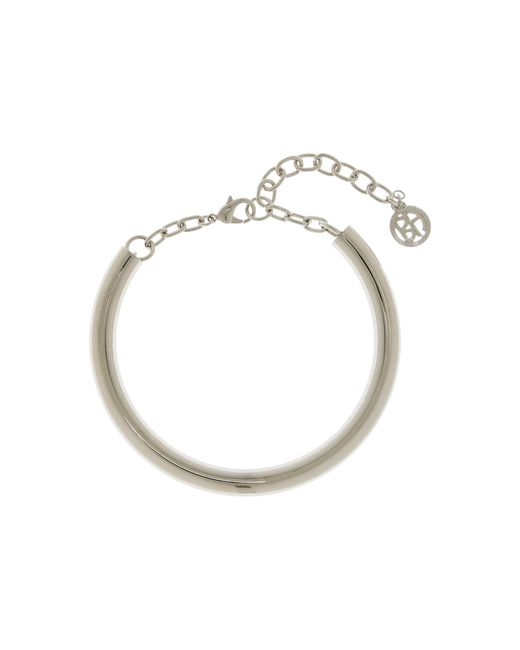 Ben-Amun Exclusive Tubular 24k White Gold-plated Necklace