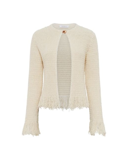 Gabriela Hearst White Sena Wool-Cashmere Jacket