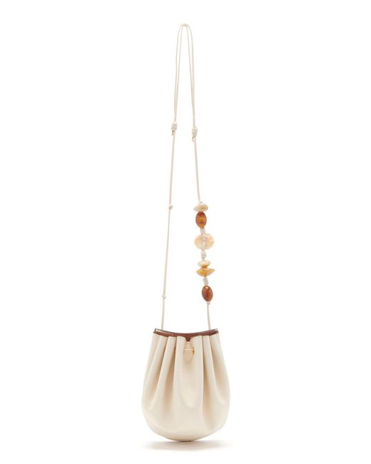 Ulla Johnson Natural Paloma Essential Leather Pouch