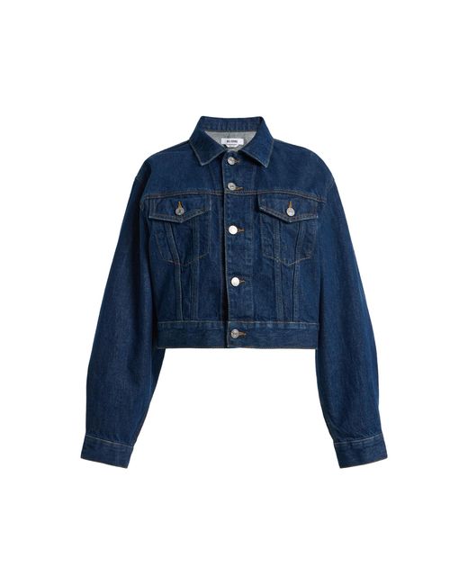 Re/done Blue X Kaia Gerber A-Frame Denim Jacket