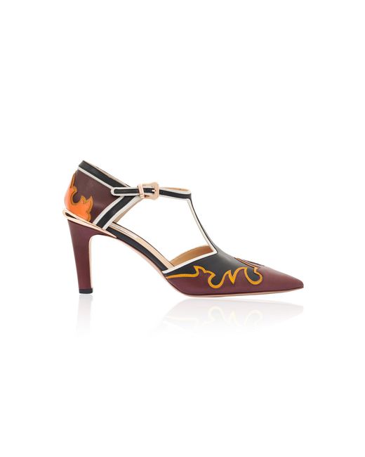 Gabriela Hearst Brown Duna Leather Pumps