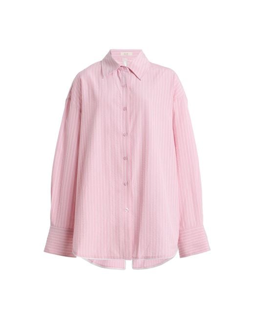 ELCE Pink Sabine Cotton-Blend Shirt