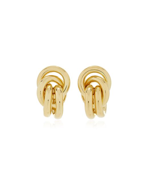 LIE STUDIO Metallic The Vera 18k Gold-plated Earrings