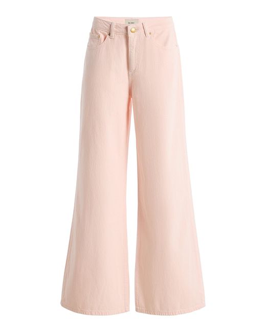 DL1961 Pink Dl Aura Alex Baggy Wide-Leg Low-Rise Jeans