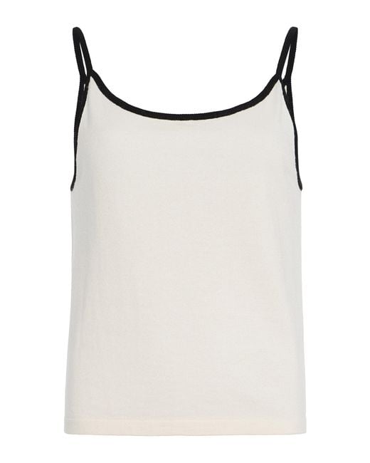 Lisa Yang Natural Veya Cashmere-Cotton Top