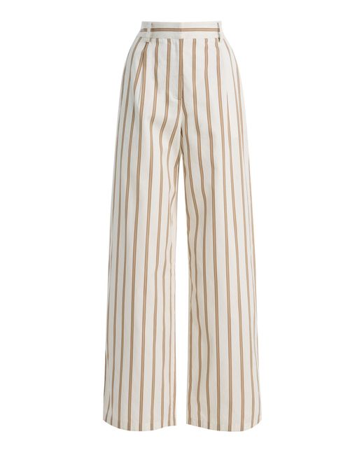 Twp White Hudson St High-Rise Straight-Leg Pants