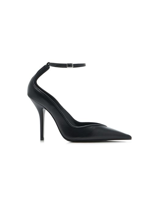 LUCASHEVA Black Barbara Leather Pumps