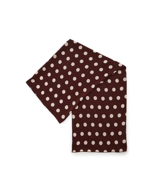 Juillet Red Polka-Dot Bandana