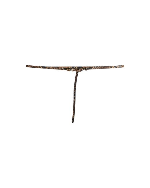 Dries Van Noten Green Leather Belt