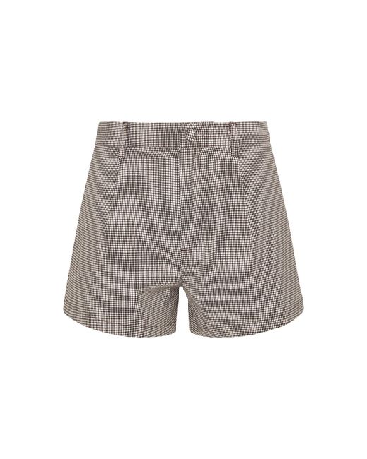 Onia Gray Stretch Linen Shorts