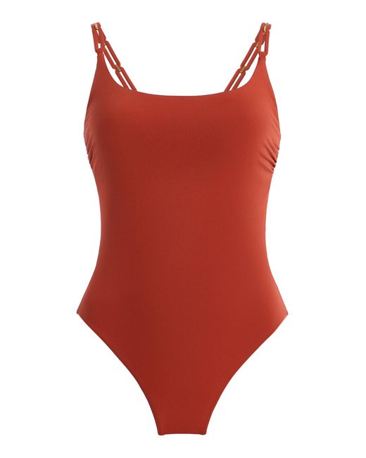 Max Mara Red One-Piece Swimsuit
