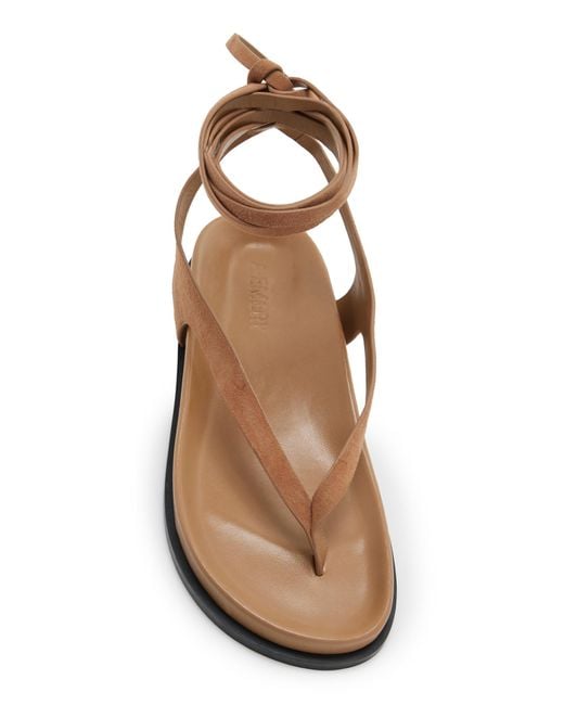 A.Emery Brown Shel Suede Sandals
