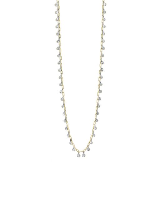 Ila White Ephemeral 14K Diamond Necklace