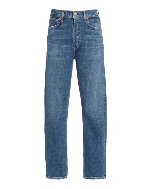 Citizens of Humanity Blue Charlotte Stretch High-rise Skinny-leg Jeans