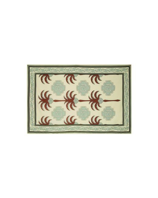 Johanna Ortiz Metallic Tropical Equestrian Cotton Pareo