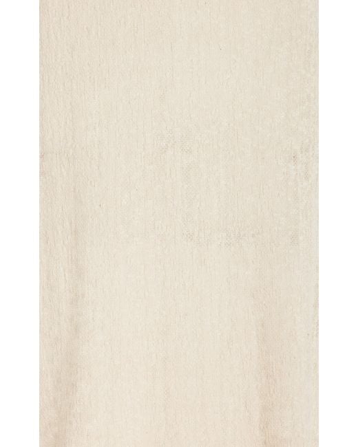 BITE STUDIOS White Whisper Organic Cotton Lace Midi Dress