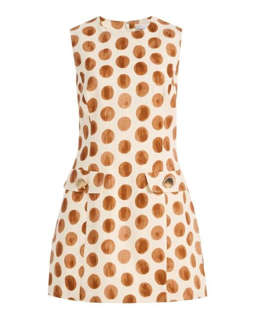 Cara Cara Brown Posie Linen Dress