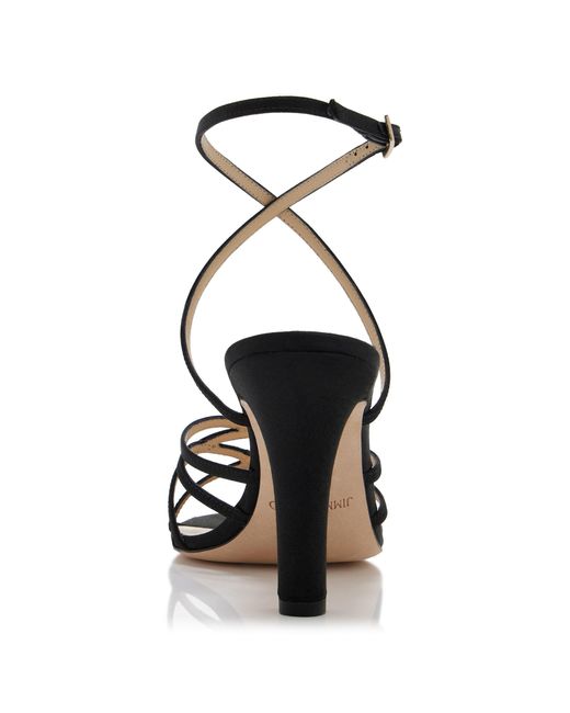 Jimmy Choo Black 1997 Satin Sandals