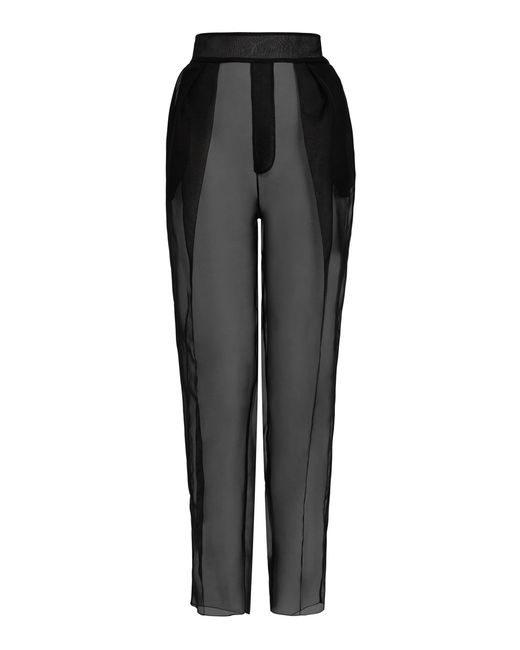 Maticevski Black Confide Silk Pants