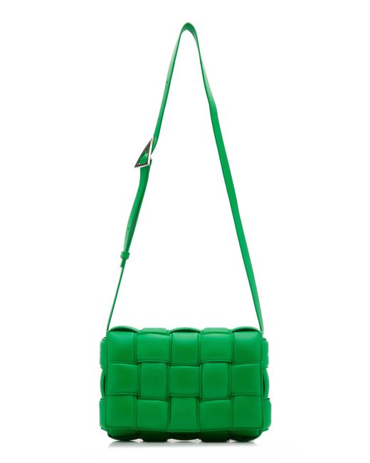 Bottega Veneta Green The Padded Cassette Leather Bag