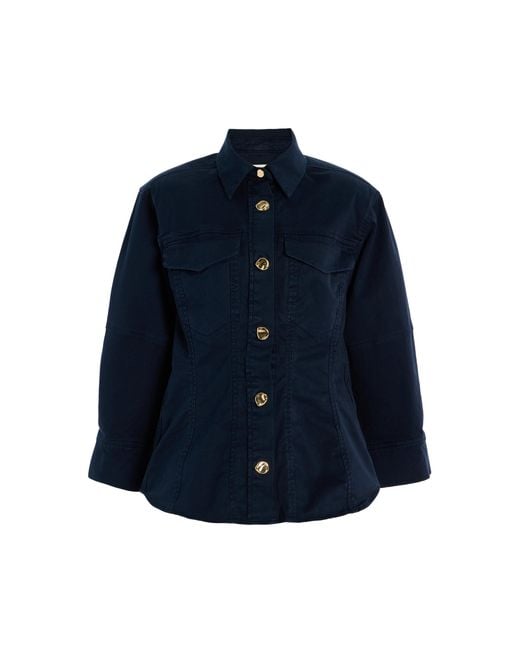 RÙADH Blue The Etta Cotton Shirt