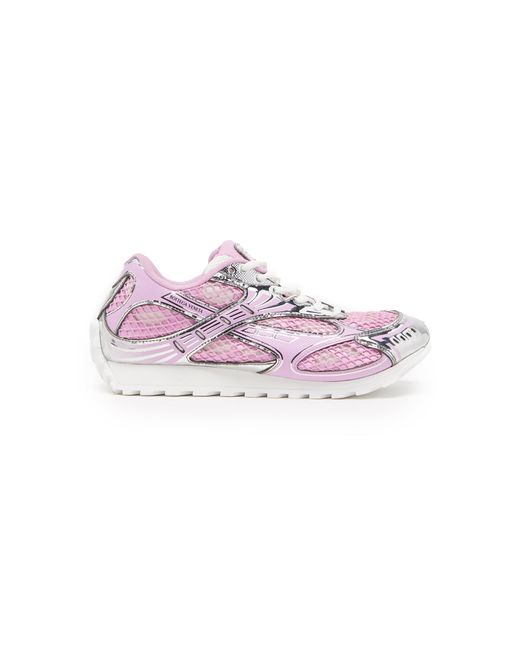 Bottega Veneta Pink Orbit Fishnet Sneakers