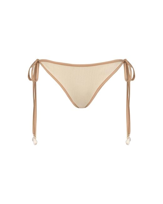 Johanna Ortiz White Spiritual Retreat Bikini Bottom