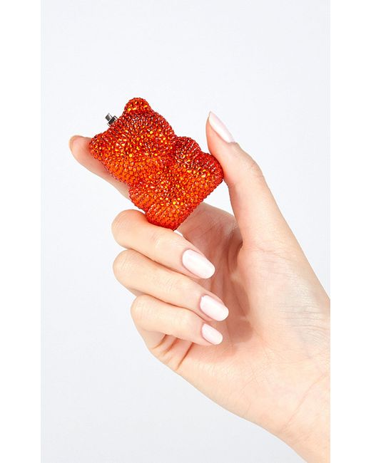 Judith Leiber Orange Gummy Bear Crystal Pillbox