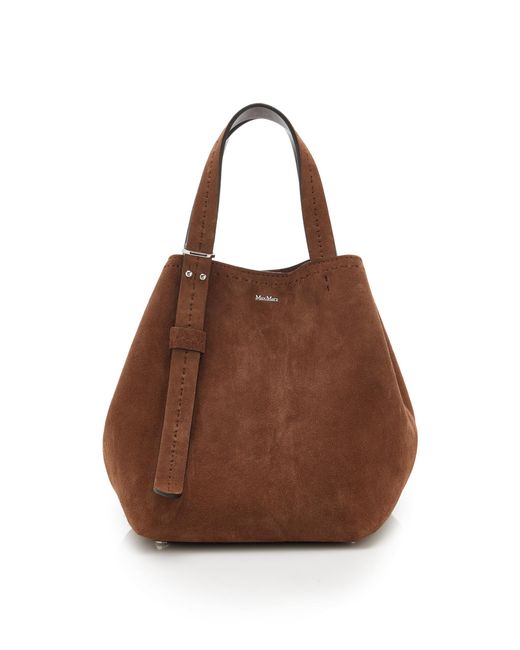 Max Mara Brown Xs Archetipo Leather Bag