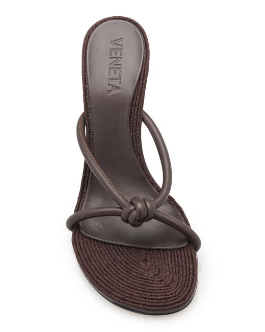 Bottega Veneta Brown Blink Jute-trimmed Leather Sandals
