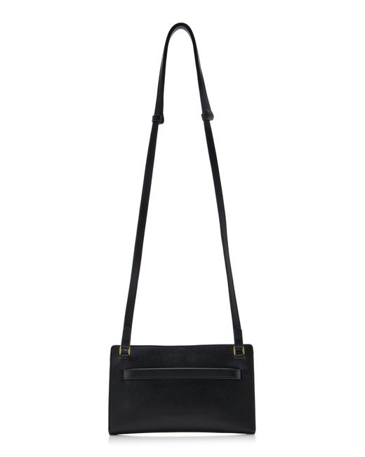Totême  Black Belted Leather Crossbody Bag