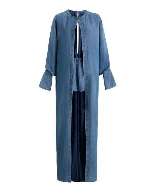DARKPARK Blue Kasia Long Denim Shirt