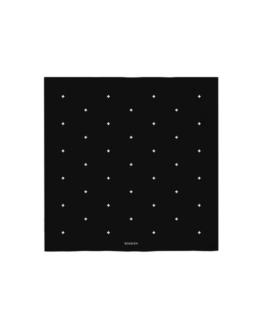 Bembien Black Estrella Silk Scarf